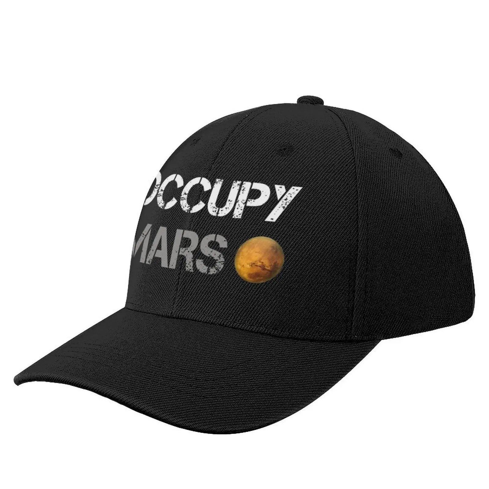 Occupy Mars - Elon Musk SpaceX Project Gift ideas Baseball Cap New Hat Fashion Beach derby hat For Man Women's