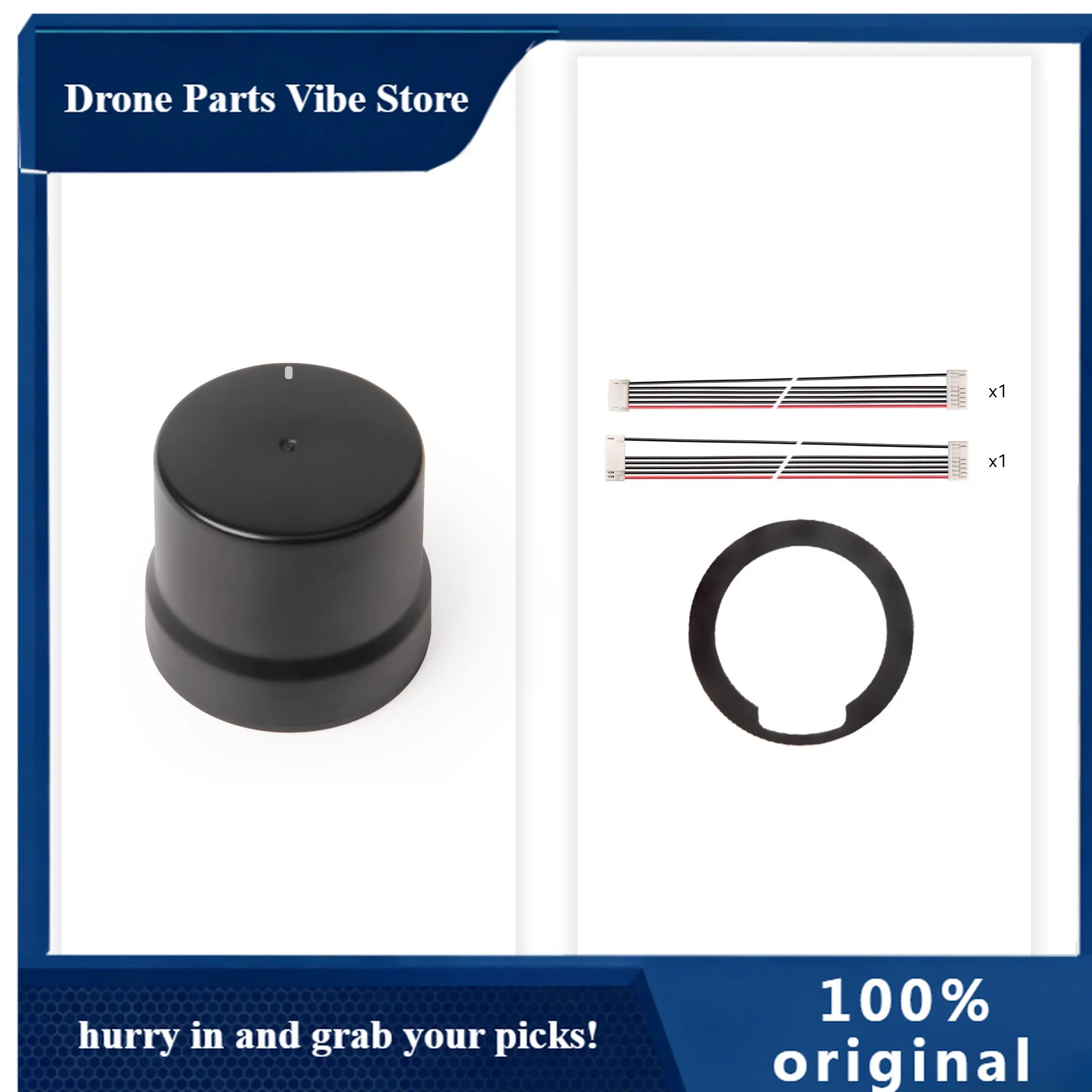 

APHolybro H-RTK F9P Ultralight RTK GNSS with ZED-F9P IST8310 compass For Toy Rc Airplane/Drone Parts Pixhawk 6x Flight Control