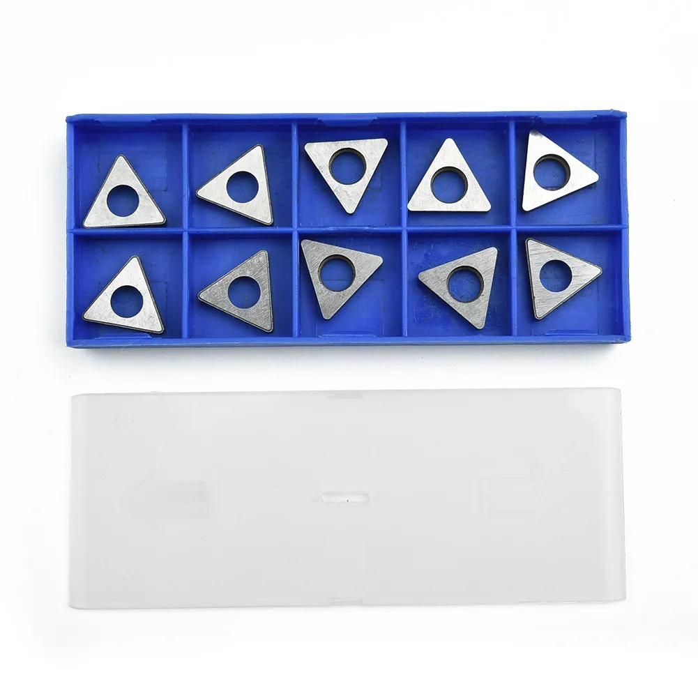 60Deg Shims Carbide For TNMG1604 Insert Holder Triangle Turning Tool 10Pcs Kit Replaces Sale Useful Access Hot