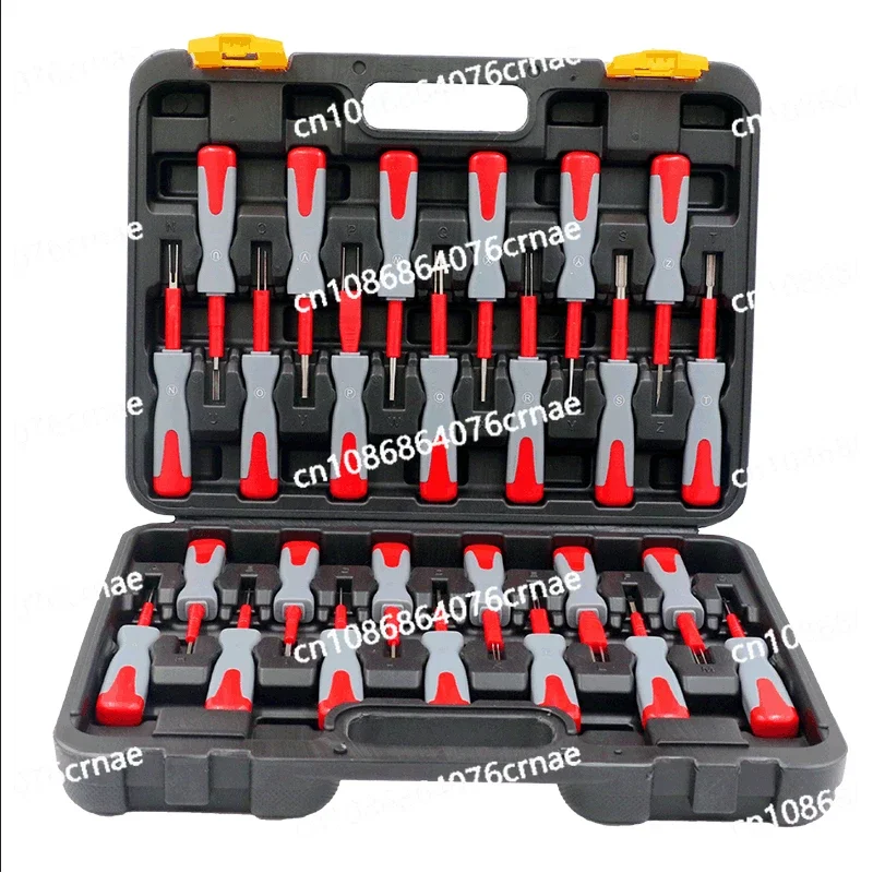 26pcs Car Wiring Connector Pin Release Extractor Crimp Terminal Removal Tool Kit Car Terminal Removal Needle Retracter