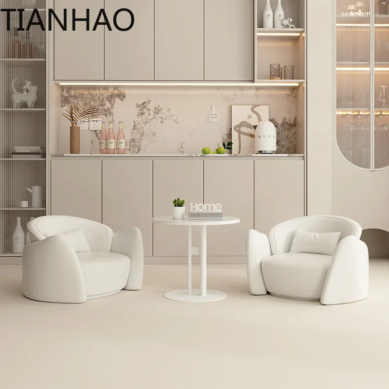 Business Hotel Office Meeting Sofa Table Set Beauty Salon Lobby Creative Lounge Reception Seating