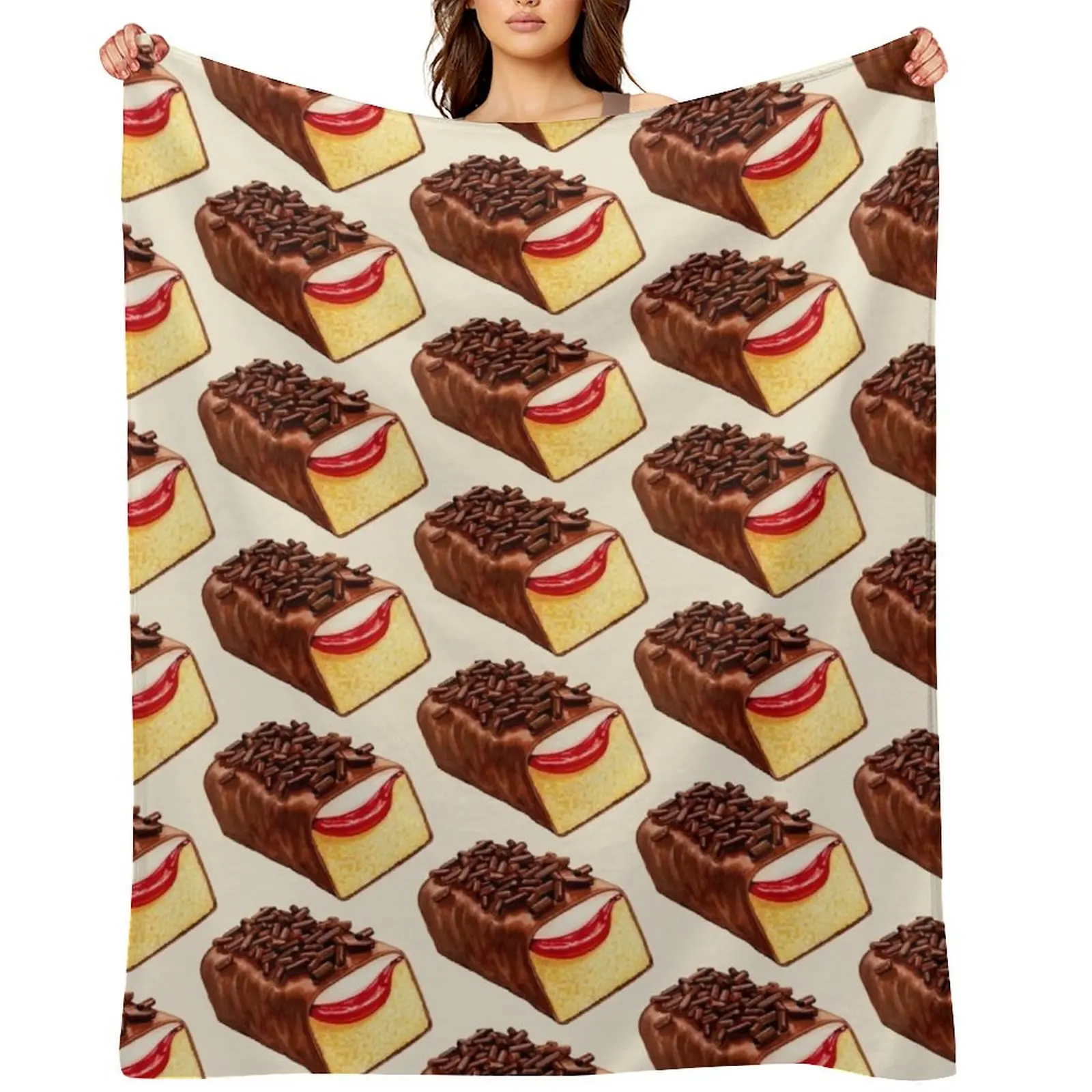 

Gansito - White Throw Blanket Polar Plush cosplay anime Luxury Designer Blankets