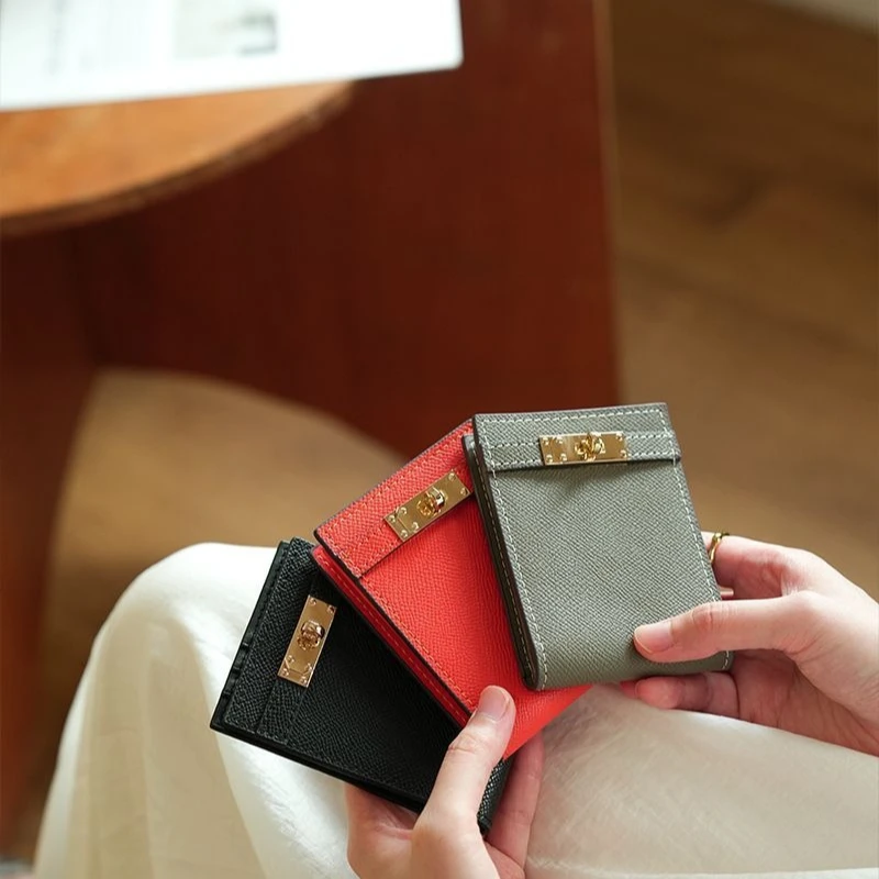 Leather Drivers License Card Holder Slim RFID Blocking Wallet for Women Credit ID Card Case 2 in 1