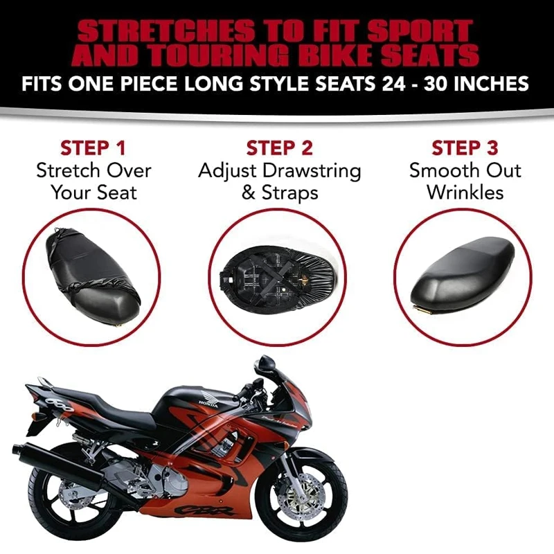 Motorcycle Seat Cover Electric Vehicle Seat Cushion Cover Waterproof Scratch Wear Resistant Motorcycle Seat Cushion Protector