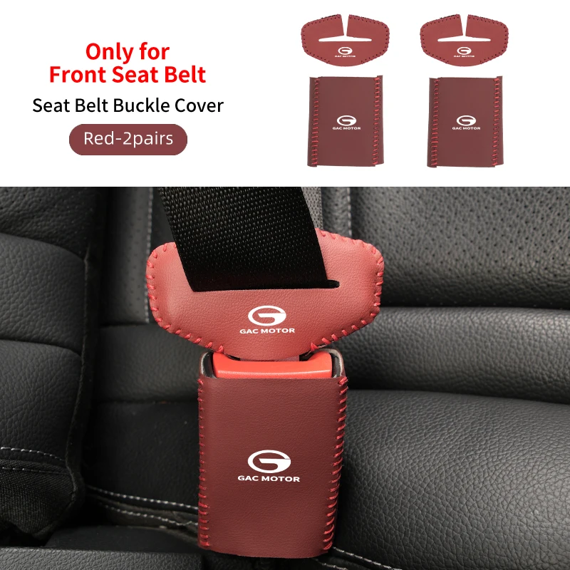 Car Seat Belt Clip Protector Anti Scratch Buckle Lock Cover For Trumpchi GS3 GS4 GS5 GS8 GA3 GA4 GA5 GA6 GA8 GM6 GM8 M8 M6