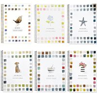 Watercolor Workbook For Beginner-Friendly, 12 Colors Watercolor Paint Set With Paint Brush, Water Color Book For Adults Teens