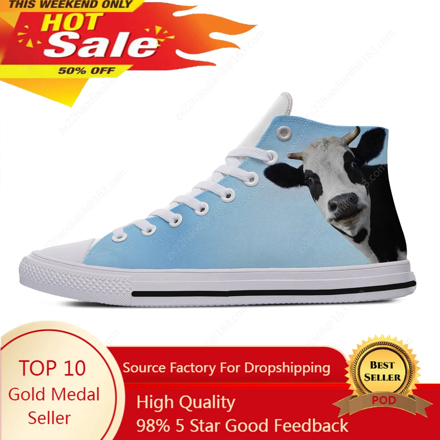 Funny Animals High Top Sneakers Mens Womens Teenager Funny Fashion Casual Shoes Canvas Running Shoes 3D Print Lightweight shoe