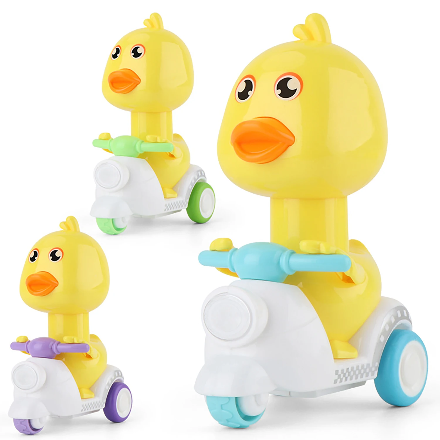 

Забавная инерционная машинка-утка для детей, новинка, игрушка-слайдер с принтом