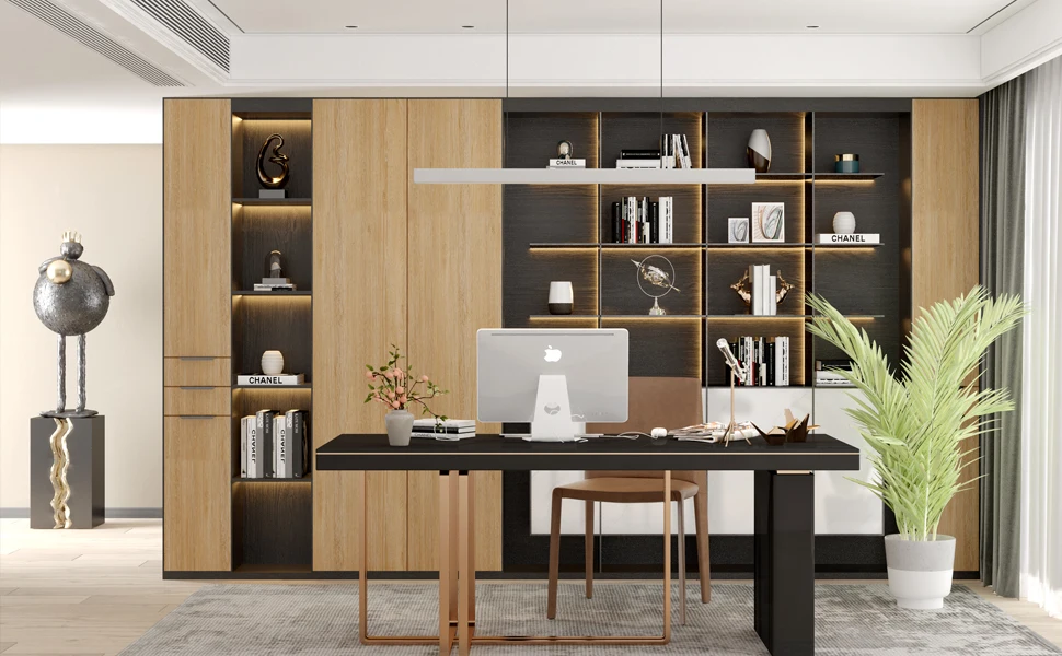 55 cm breite, selbstklebende Vinyl-Tapete mit Holzmaserung – wasserfeste Heimdekor-Aufkleber für Tür, Kleiderschrank, Schrank, Tisch, Möbel – Detail 3