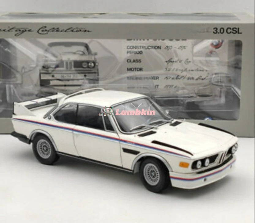 Minichamps 1:18 For Original BMW 3.0 CSL E93 Series Alloy Car Model Collectible Openable Miniature Car Model Ornament