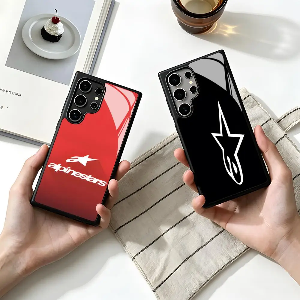 Fashion Motorcycle Racing AlpinestarSse Phone Case For SAMSUNG S26 25 24 S22 S20 ULTRA S21 S30 23 Note5 S8 Plus S9 S10E Lite PC