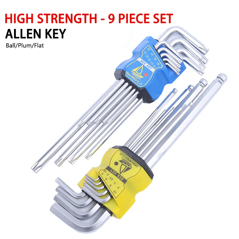 

Hand Tools High Quality Metric Hex Wrench Sets Allen Keys Screwdrivers Allen Screwdrivers Machine Shop Tools Torque Wrench Sets