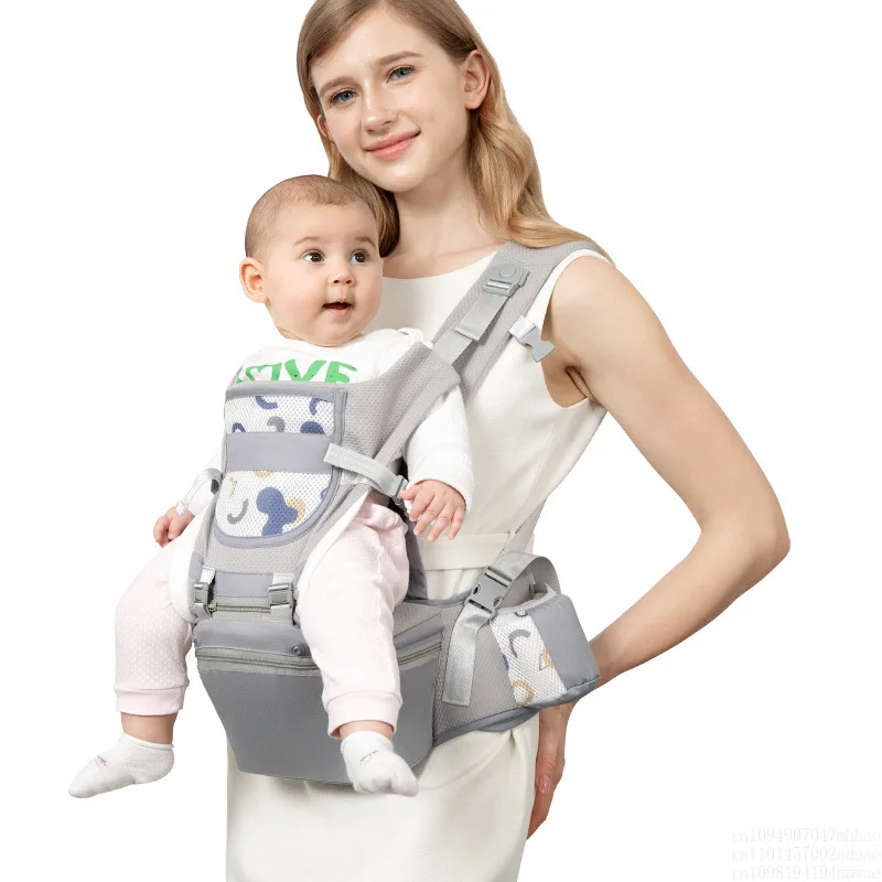

Baby strap waist stool Baby multi-functional front and rear straps are universal for children in spring and summer Children's