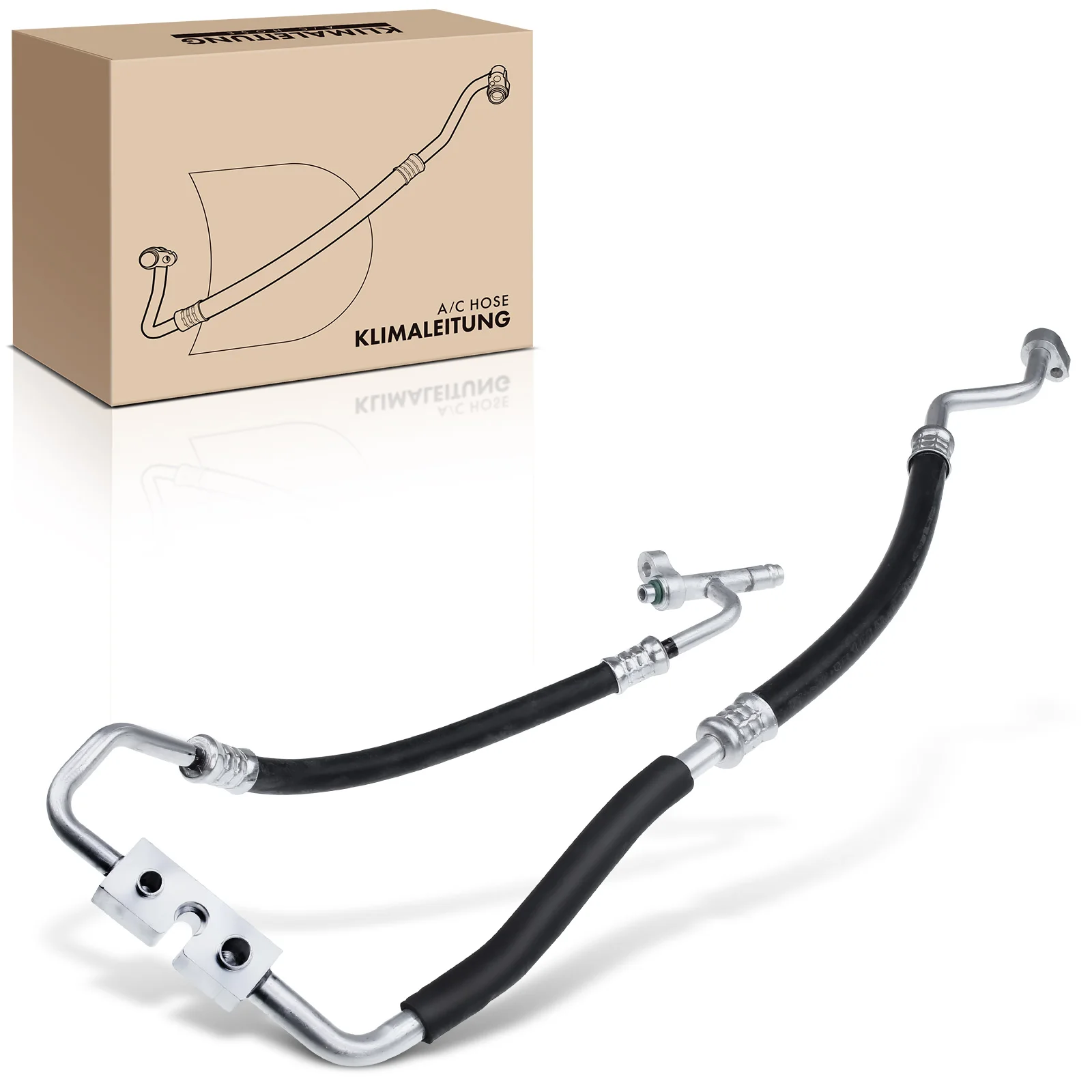 Frankberg 1x Hochdruckleitung Niederdruckleitung Klimaanlage für Ford Fiesta VI CB1 CCN 1.4L 8V5119D850BA