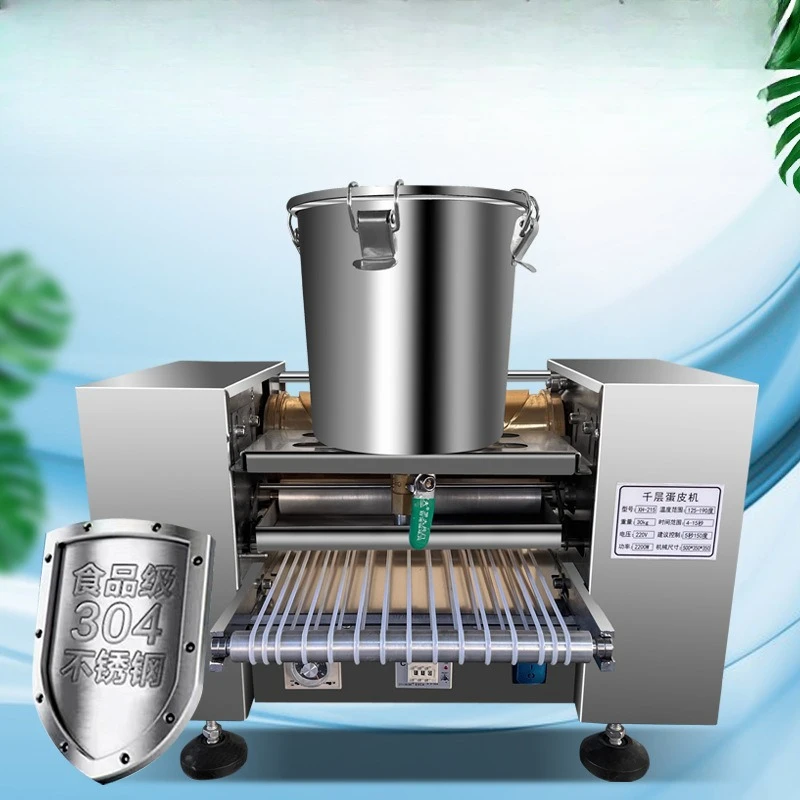 Commercial Automatic Mille-feuille Cake Crust Machine Multi-functional Durian Dessert Making Baking Equipment