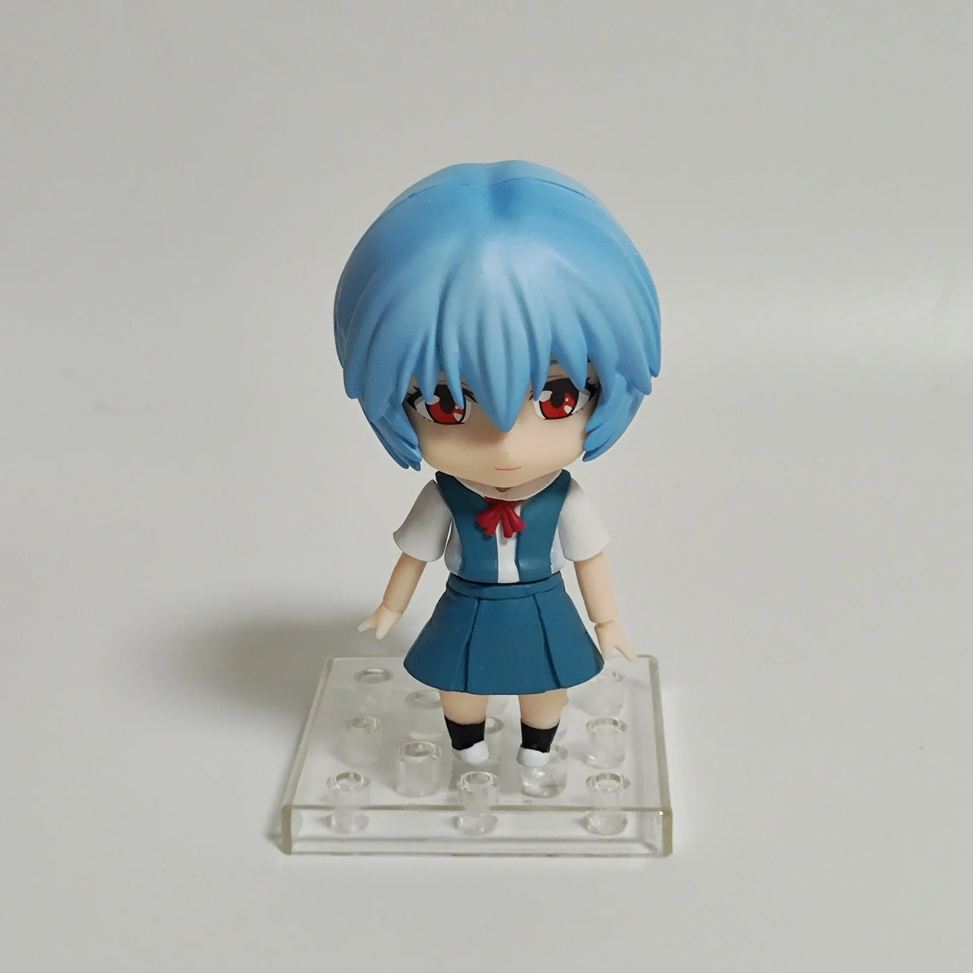 Figuras de acción de Anime EVA Ayanami Rei Q, versión kawaii, arcilla, movilidad conjunta, modelo de PVC, estatua, juguetes, muñeca, decoración de escritorio, regalos, 10cm