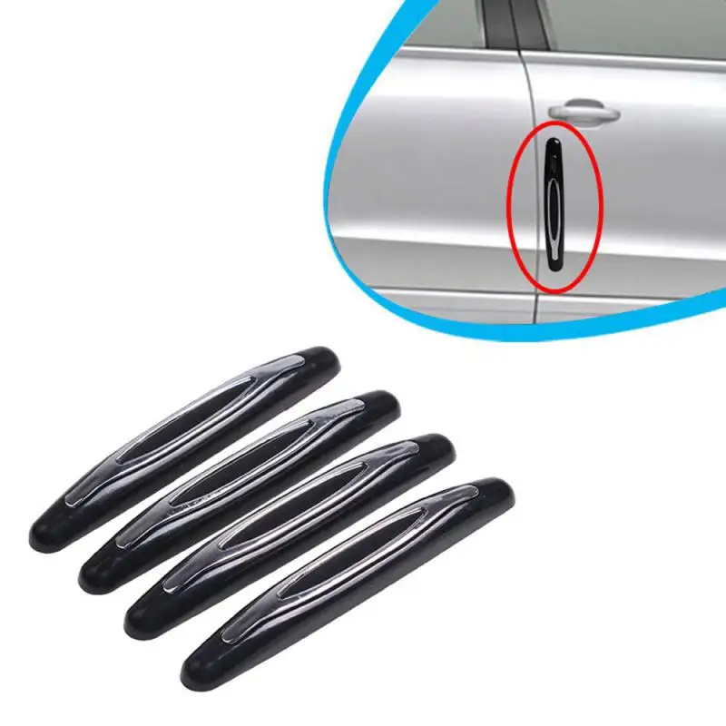 4Pcs Car Door Protector Guard Strip Scratch Protector Car Rubber Bumper Stickers Auto Door Edge Protec-tion Car Decoration