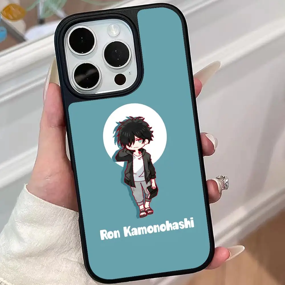 Funda para Teléfono con Diseño de Anime Kamonohashi Ron para iPhone 17 16 15 14 13 12 11 Air Pro Max Plus, Superficie Mate
