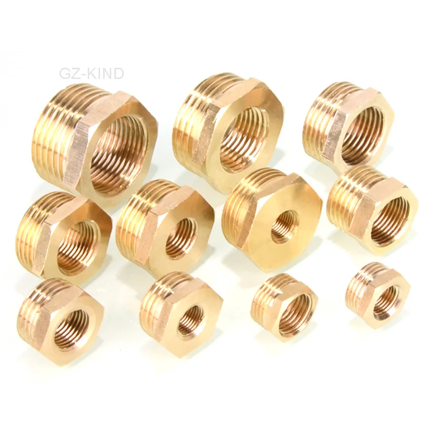 Brass reduction pipe fittings BSP 1/4 