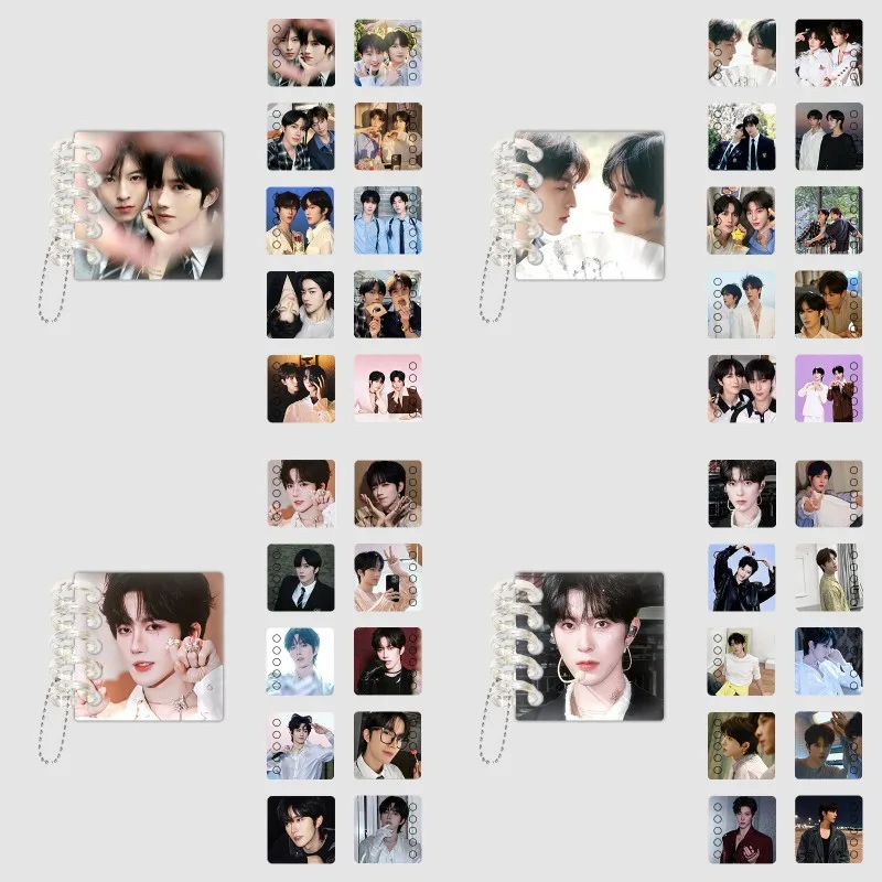 ضرب التلفزيون ABO الرغبة XingQiu CP ألبوم صور فضفاضة ورقة الاكريليك سلاسل المفاتيح هوانغ شينغ تشيو Dingjie سحر كيرينغ المشجعين حقيبة مفتاح قلادة #1