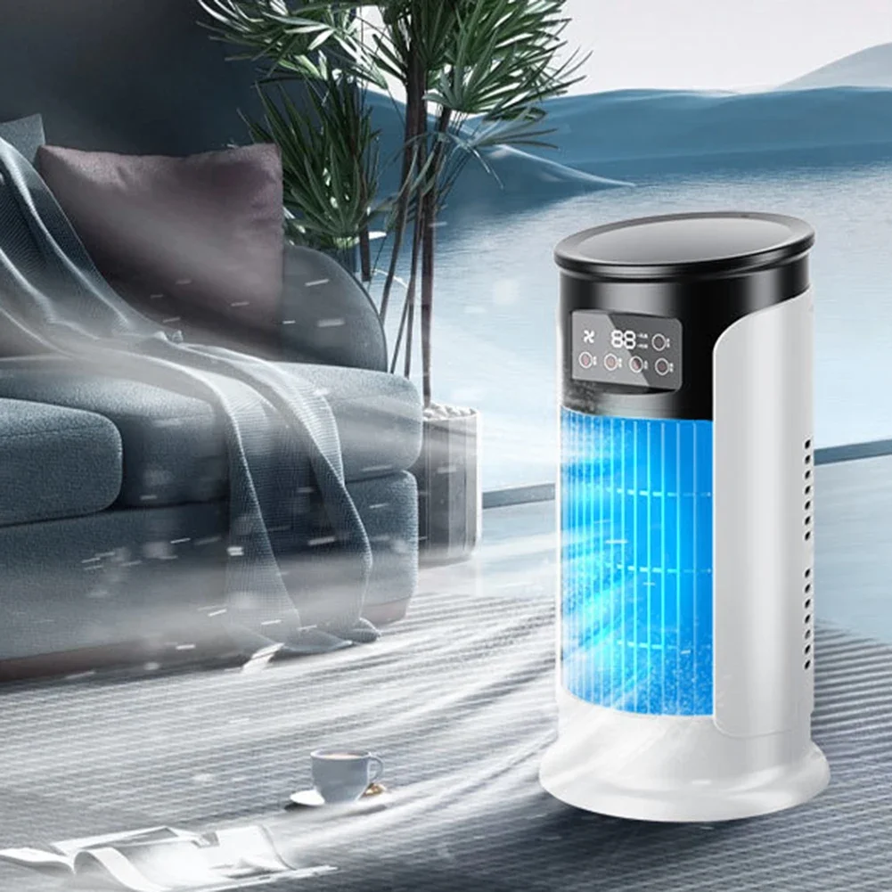 Mobile Air Conditioning Fan 6 Speeds 6 Hour Timer Atomization Humidification Home Improvement Tools Part