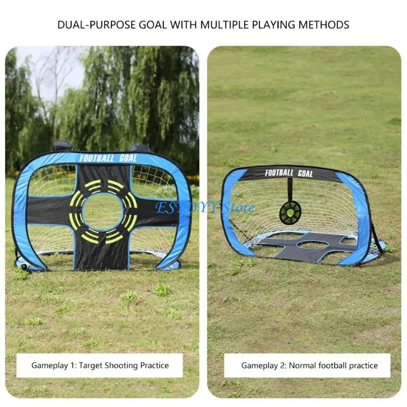Neta objetivos fútbol flexión eficiente G6DE para espacio para estrategia entrenamiento interior y exterior y