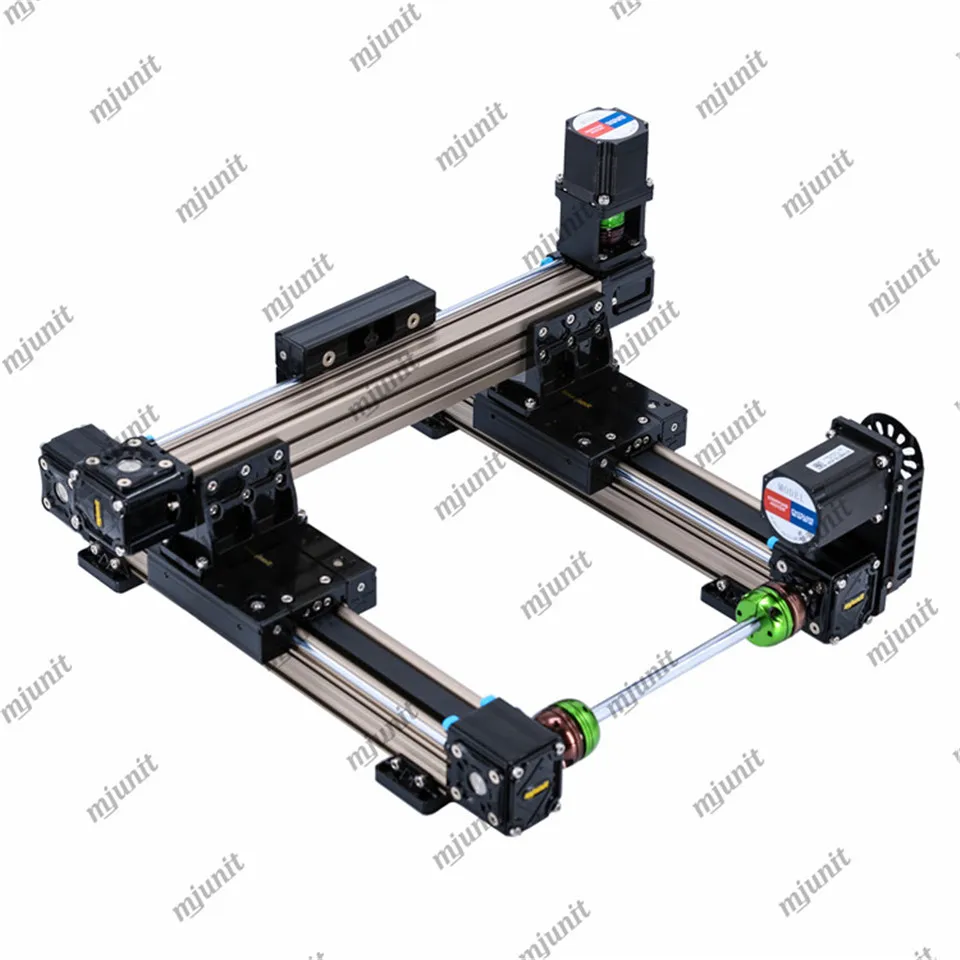 

mjunit gantry xy axis automatic coding machine synchronous belt sliding table linear guide module electric linear slide