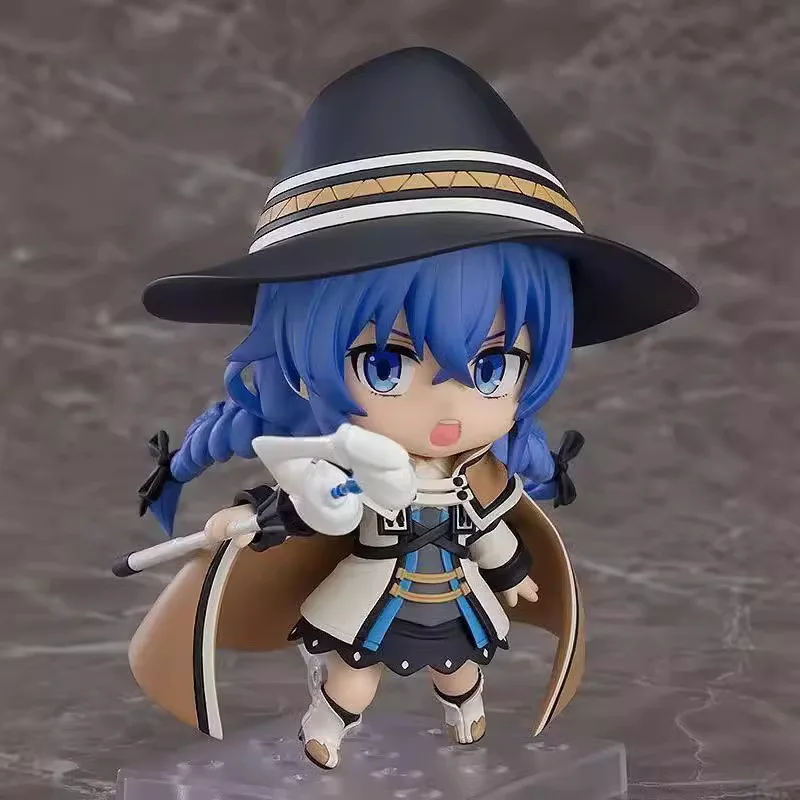 

10cm Mushoku Tensei: Jobless Reincarnation Anime Peripheral Face Changing Q-Version Handmade Model Ornament Model Birthday Gift