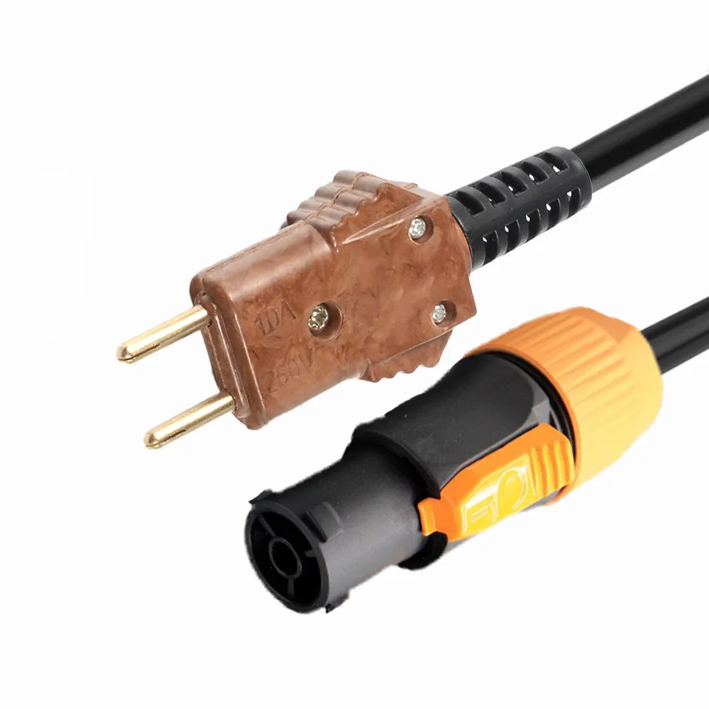 True1 إلى الباكليت التوصيل كابل الطاقة 3x1.5mm2 10A 250 فولت تمديد الحبل 1 متر 2 متر 3 متر 5 متر لمعدات إضاءة المسرح LED #1