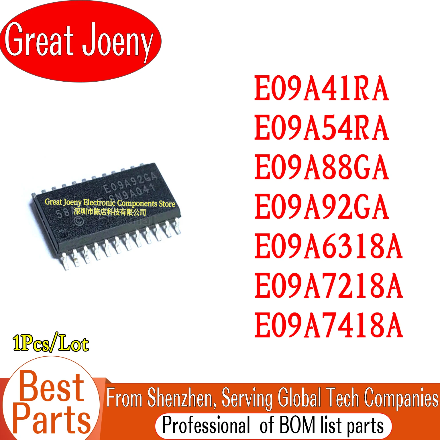 

E09A41RA E09A54RA E09A88GA E09A92GA E09A6318A E09A7218A E09A7418A IC Chipset