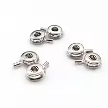 3.5/4.0mm Electrode Buckle ECG Mother Buckle Therapy Buckle ECG Monitor Lead Wire Copper Mother Buckle