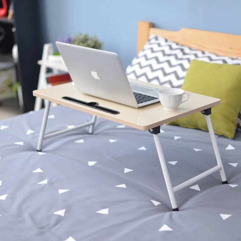 1 [Factory Direct Sales] Installation-free notebook computer table, dormitory artifact for bed, foldable lazy desk