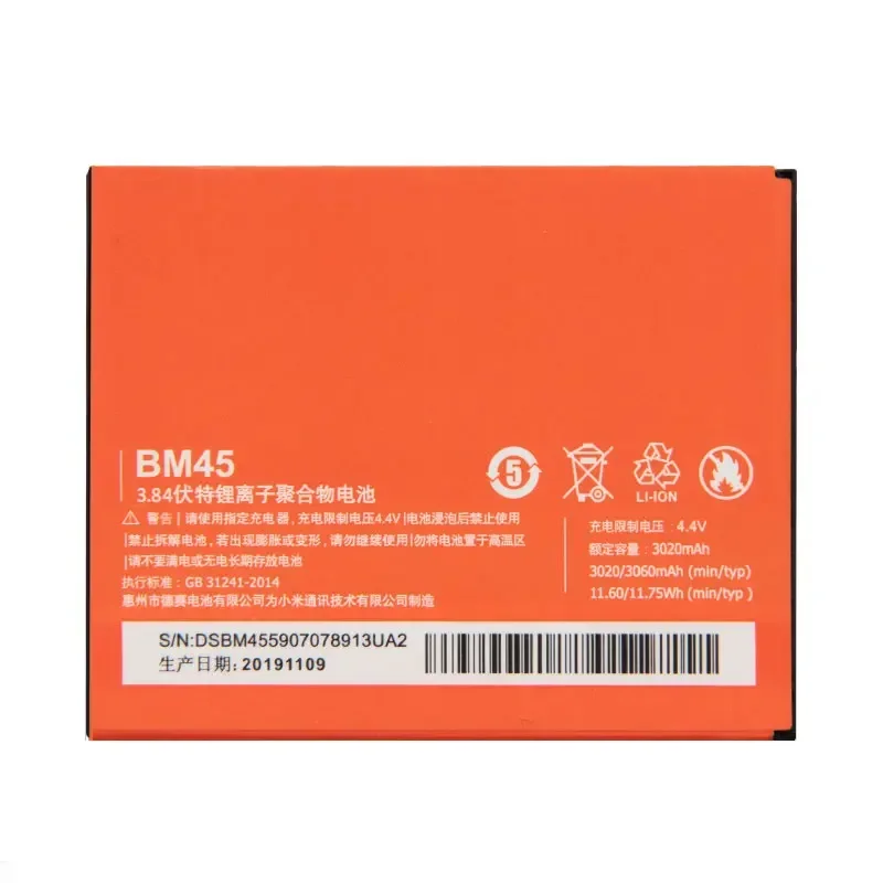 Original Battery For Xiaomi Mi Redmi Note Mix Max 2 3 3S 3X 4 4X 4A 4C 5 5A 5S 5X M5 6 6A Mi6X 7 8 9 MI9 Pro Plus Lite batteries