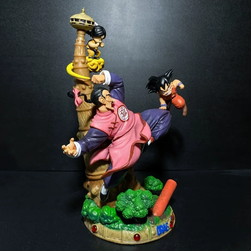 

12cm Dragon Ball: Tao Pai Pai Vs. Goku – Mystical Guru'S Tower Anime Figure Model Statue Collection Desktop Decoration Ornament