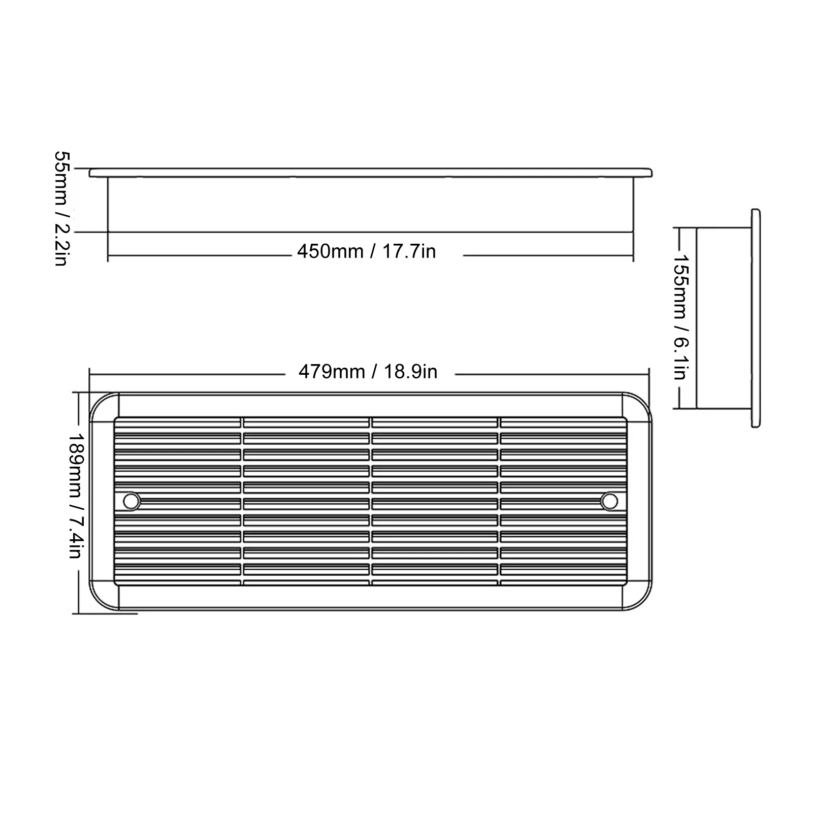Rv koelkastventilator 12V drie ventilatoren Stille RV zijventilator met beschermnet voor RV camper jacht boot RV koelkast koelventilator