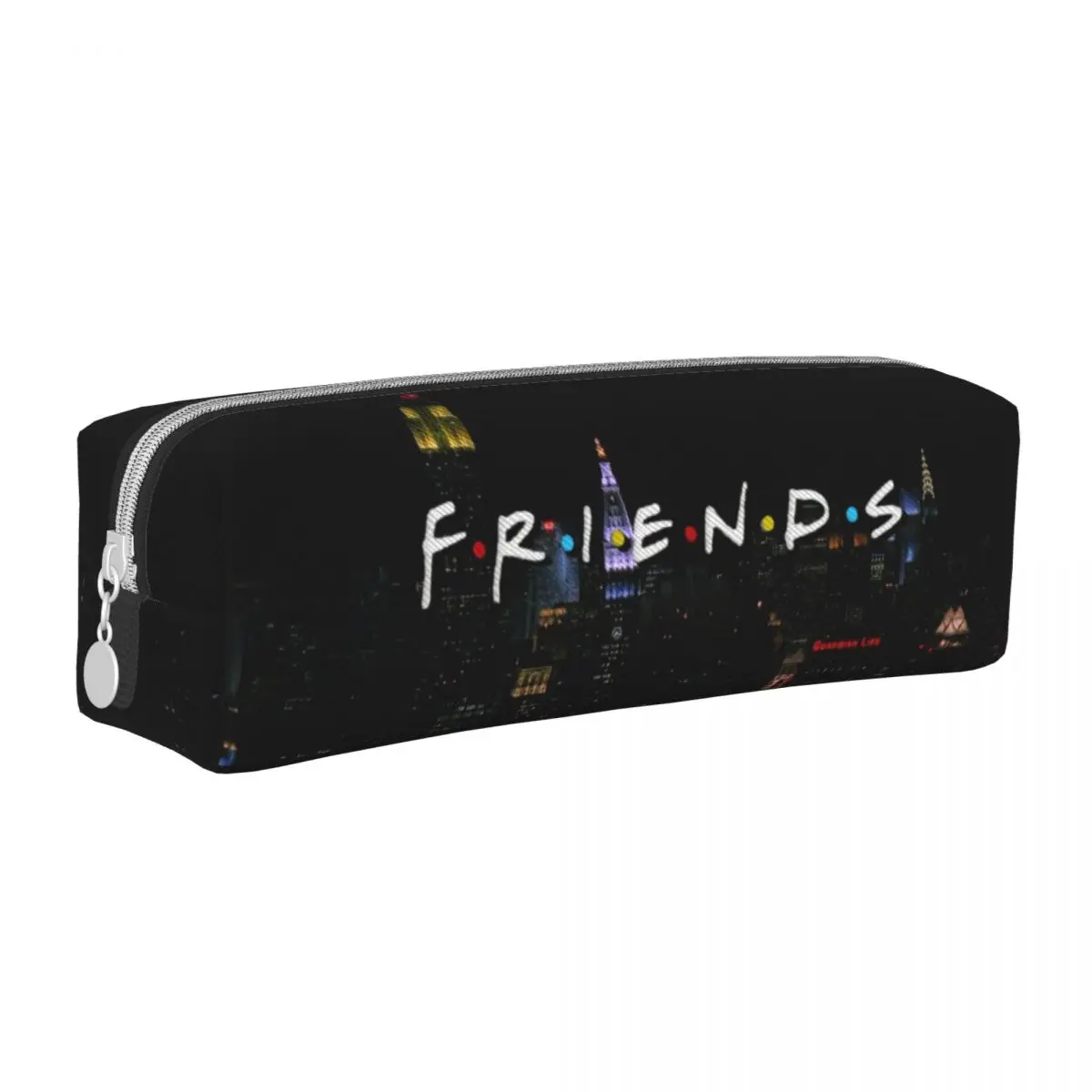 Friends TV Show Pencil Case Classic Cartoon Pen Holder Bag for Student Large Storage Students School Gifts Pencilcases