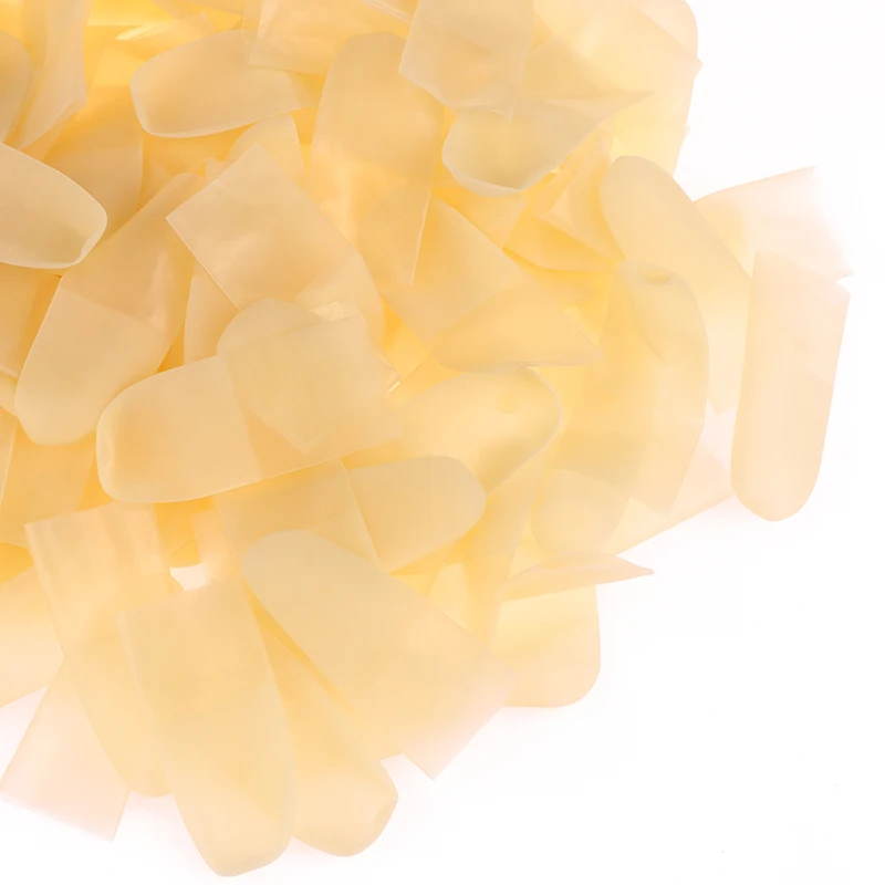 200/500pcs/pack Rubber Non-slip Anti-static Finger Cots Disposable Latex Finger Cover Fingertips Protector Gloves Nail Art Tool