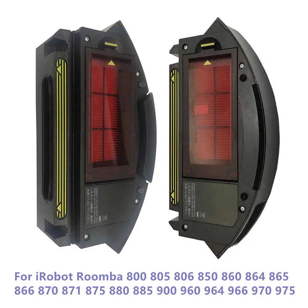 Dust Box with Hepa Filter For iRobot Roomba 800 805 806 850 860 864 865 866 870 871 875 880 885 900 960 964 966 970 975