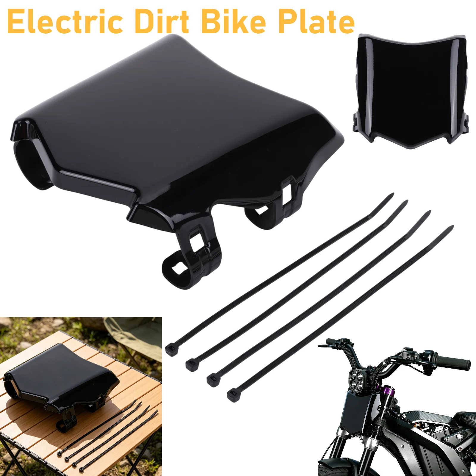 Motorcycle Accessories Front Number Plate Electric Bike For Surron Light Bee S X Talaria Sting Q20 Stark Varg MX Dirt Bike EBike view 2