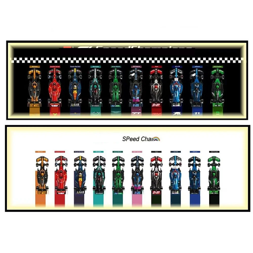 【セール中】レゴ スピード アルティメット フォーミュラ 1 用ディスプレイ ウォールボード、レゴ カー ウォール マウント ビルディング ブロック用大人のグッズ