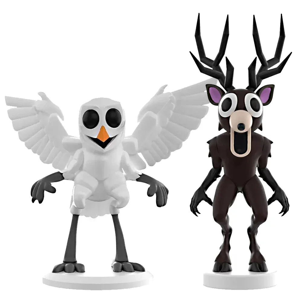 ألعاب نموذج أنيمي جديدة لعيد الميلاد والهالوين، نماذج غزال البومة والغابات المطبوعة ثلاثية الأبعاد، ديكور منزلي إبداعي، مقتنيات عصرية #4