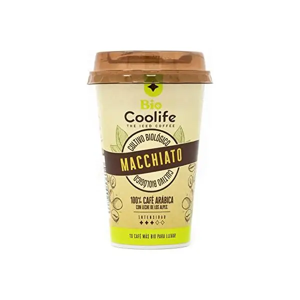 Cool Life Bio Takeaway Café, Cappuccino ou Macchiato, Embalagens recicláveis, sustentáveis e ecológicas, 10 peças x 230 ml