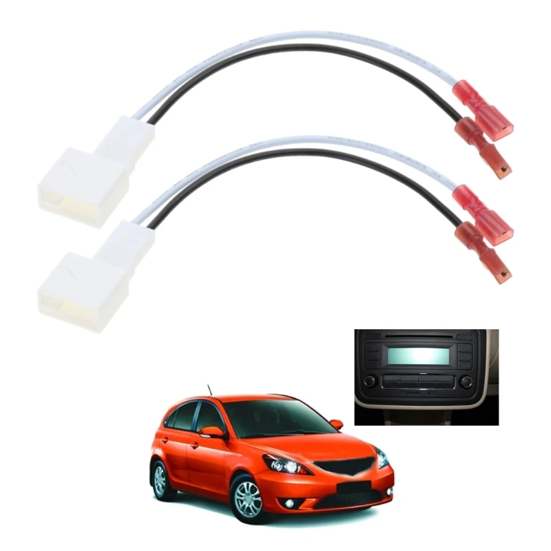 U90C Car Interior Speaker Wiring Harness Adapter Connector Plug for accord  CRV,4Pcs/Set Speaker Wiring