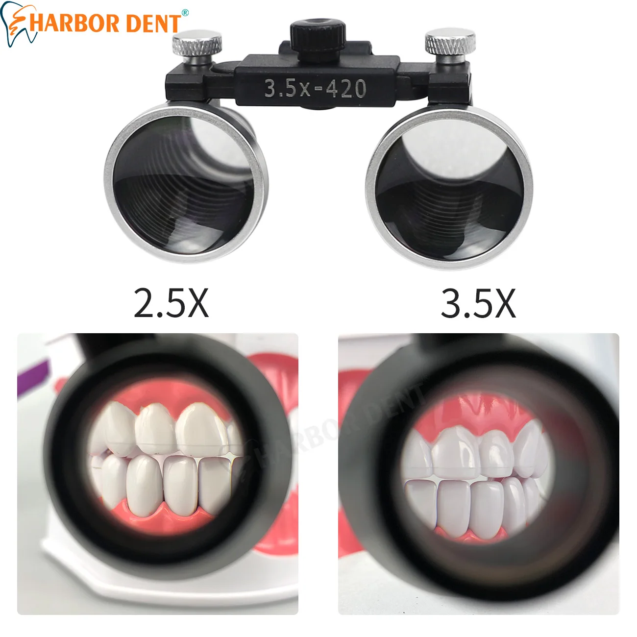 3W Dental Binocular Magnifier LED Headlight 2.5X /3.5X Ultra-lightweight Optical Loupes Dentistry Surgical Tool - Image 4