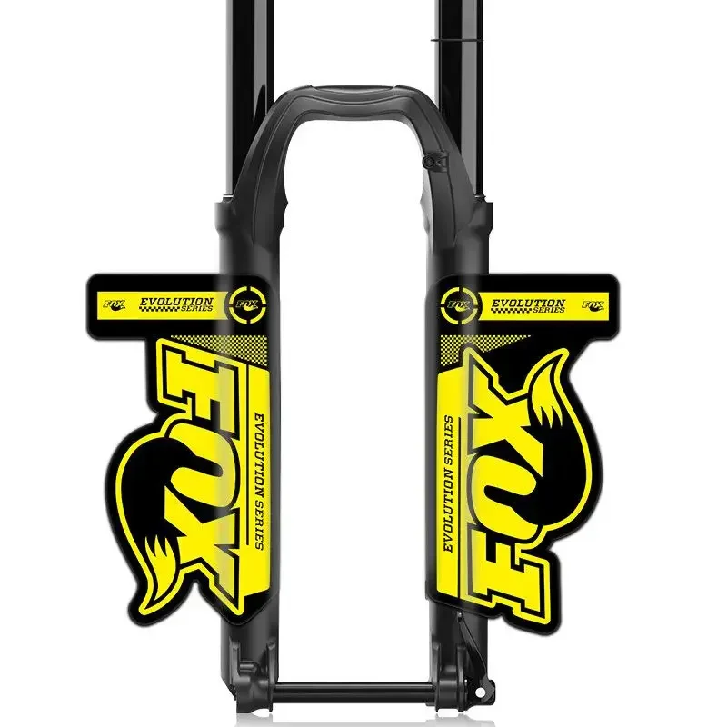 EVOLUTION Mountainbike-Gabel-Aufkleber MTB Speed Down Neueste Vordergabel-Dekore Wasserdichte Fahrrad-Aufkleber Dekoration