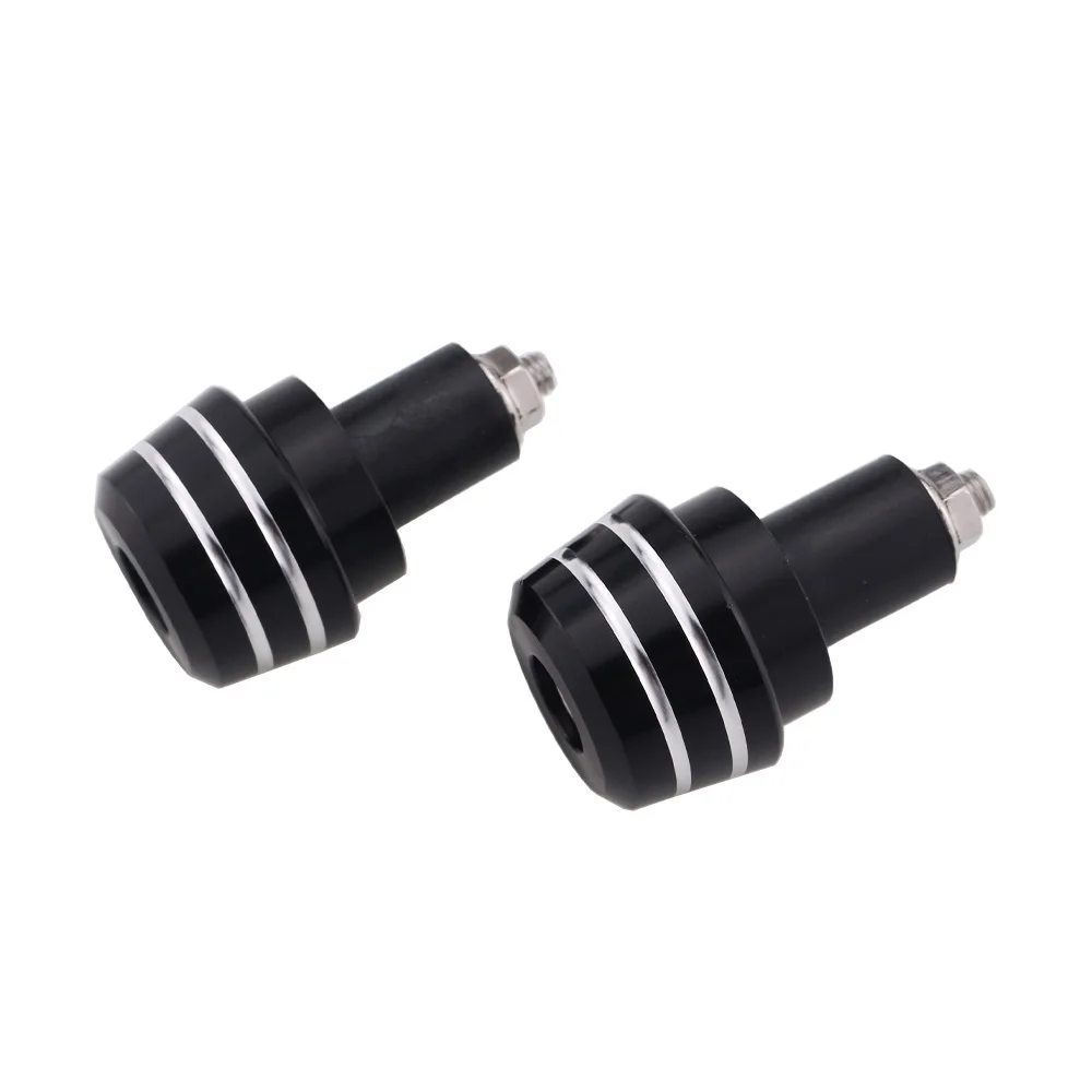 Motorrad Lenker griffe Kappe Ende Griff Stecker Kappe für Yamaha Nmax 400 x max (schwarz)