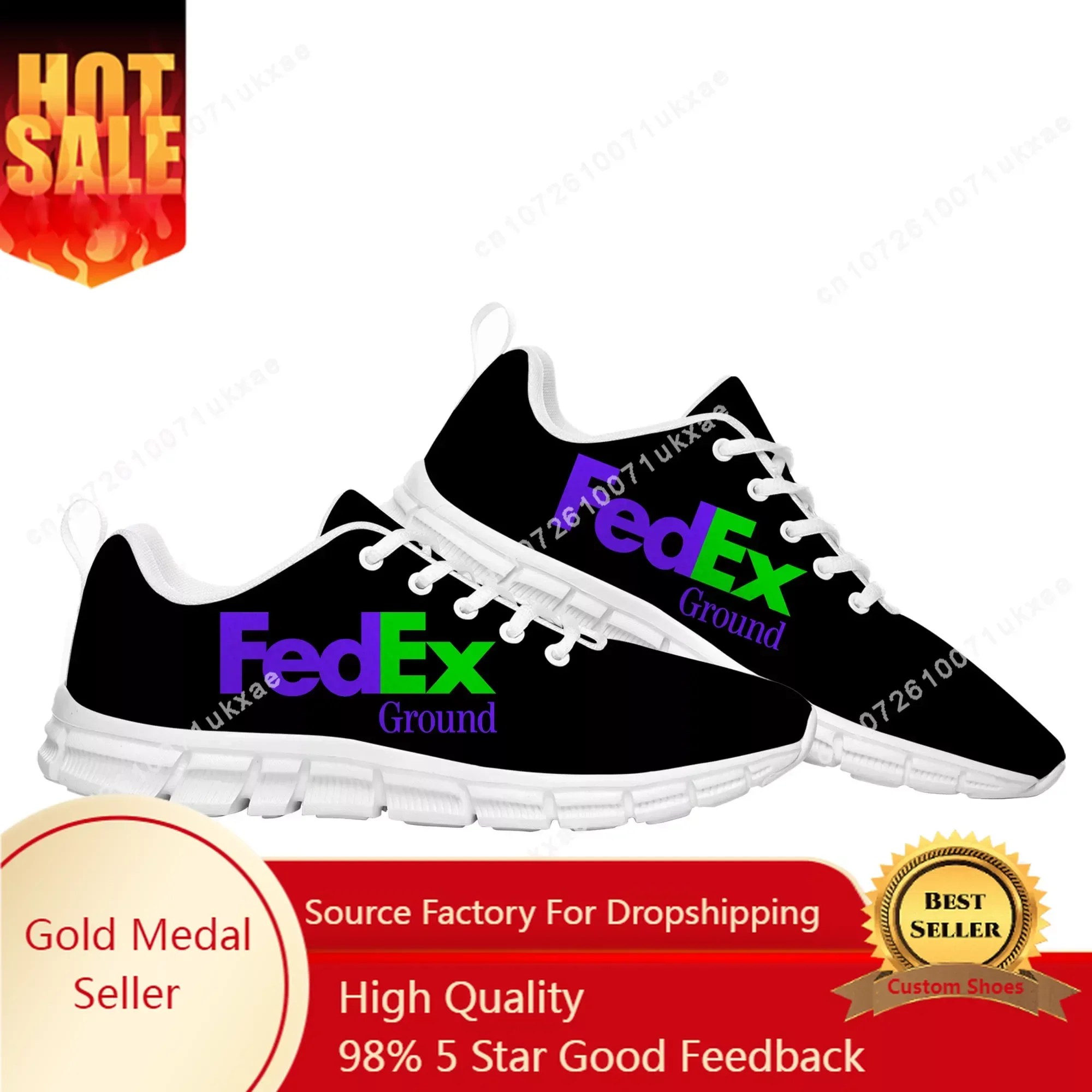 

FedEx Sports Shoes Mens Womens Teenager Kids Children Sneakers High Quality United States Courier Casual Sneaker Custom Shoes