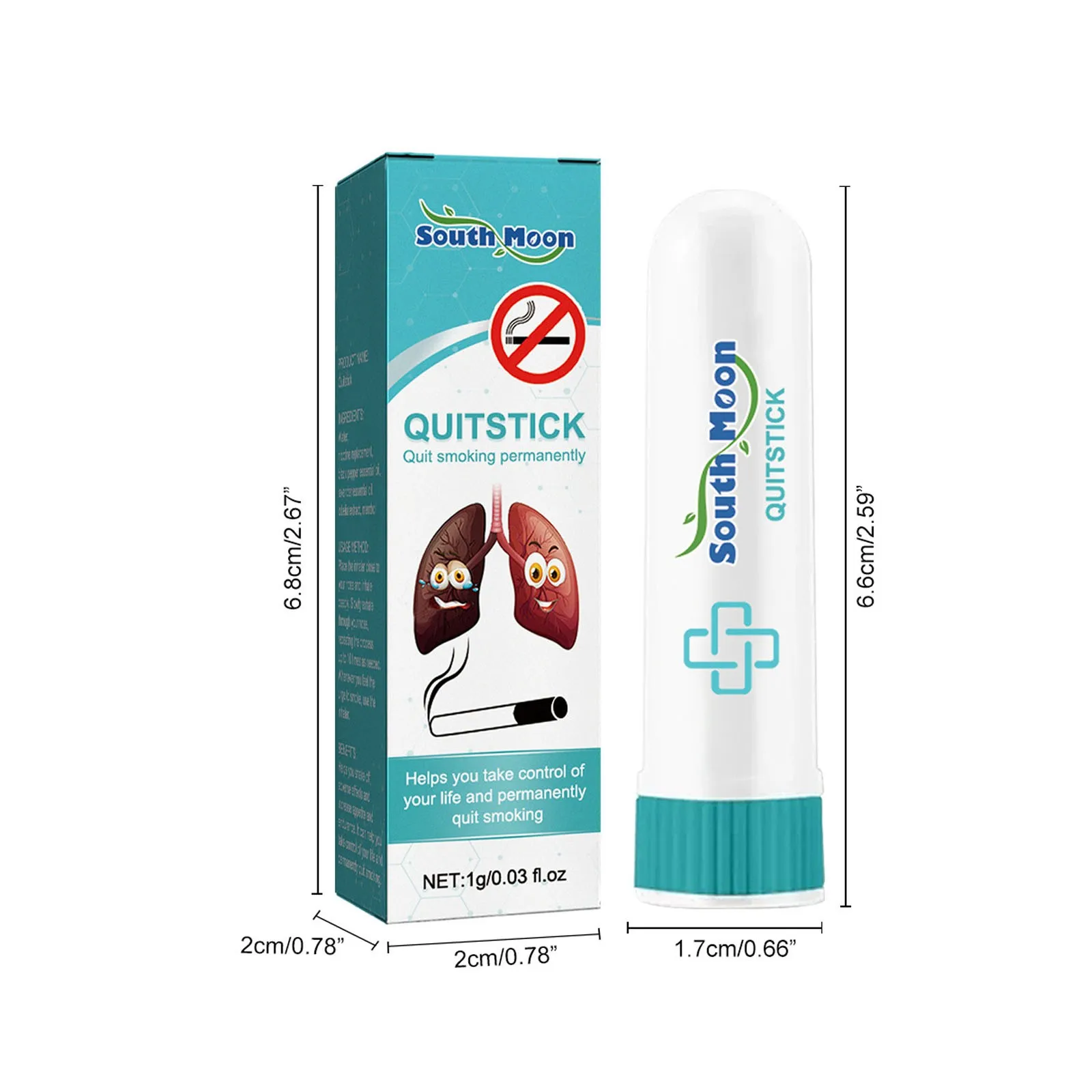 Nasal Cleaning And Body Care Stick Help quit smoking A variety of plant extracts, safe smoking cessation Nasal inhalation