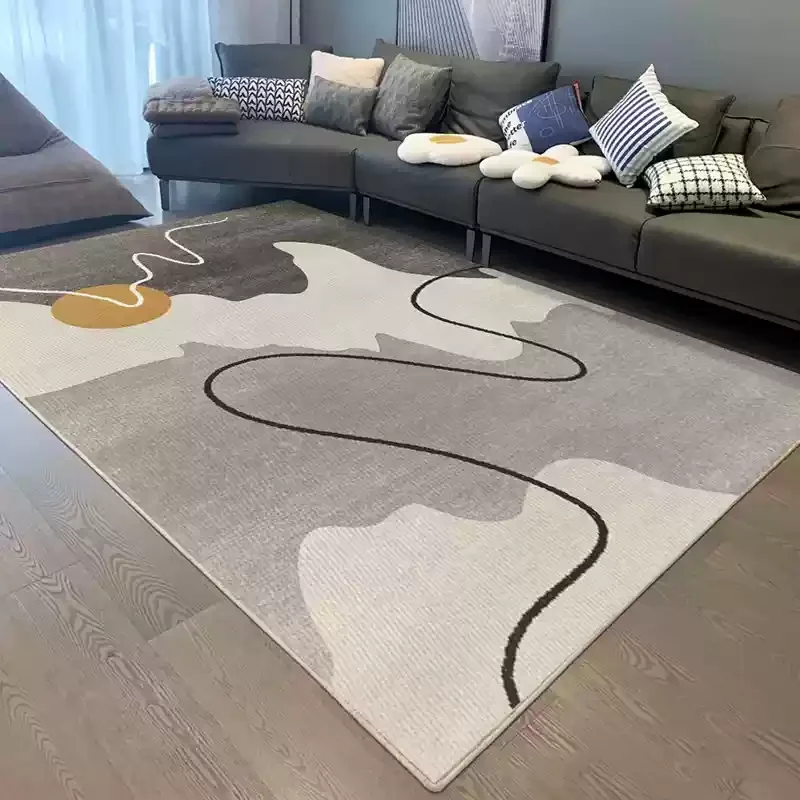 Nordic Carpet Living Room Luxury Sofa Coffee Table Home Accessories Carpet Minimalist Modern Floor Mat Hogar Accesorios