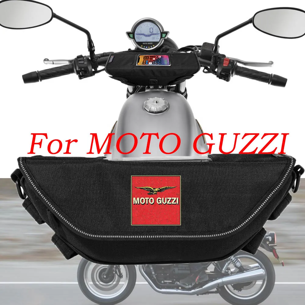 

For Moto Guzzi Retro V7 V9 V85TT v100 motocicleta accesorios para moto Waterproof And Dustproof Handlebar Storage Bag navigation